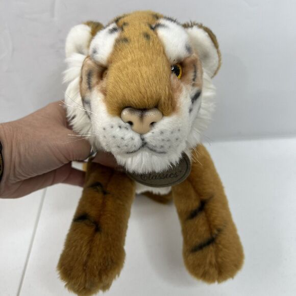 Russ Yomiko Bengal Tiger Realistic Classic Plush Brown Jungle Cat Stuffed Animal - Picture 2 of 11